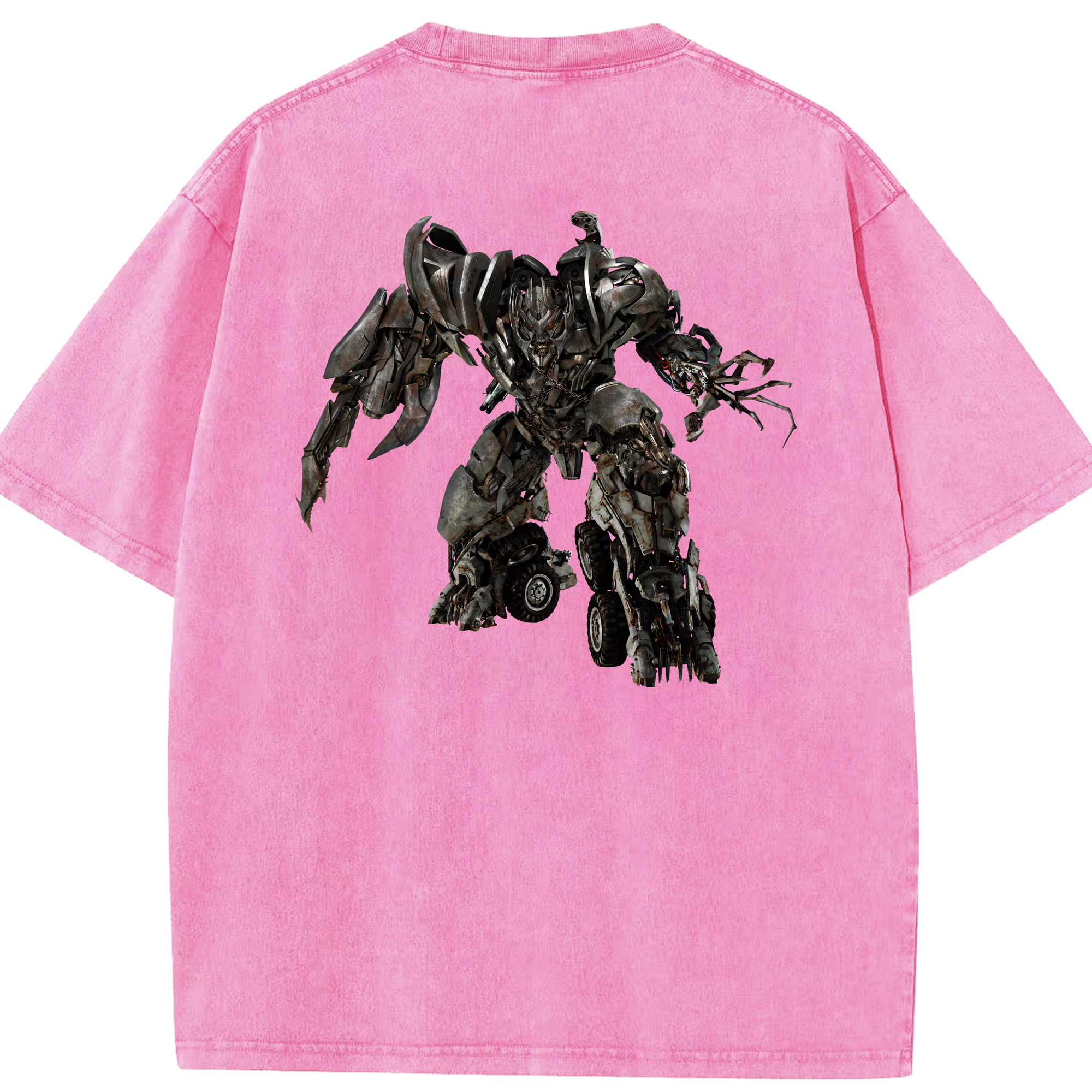 （画像用） Transformers トランスフォーマー 綿100% ヴィンテージ風 半袖Tシャツ（背面プリント）